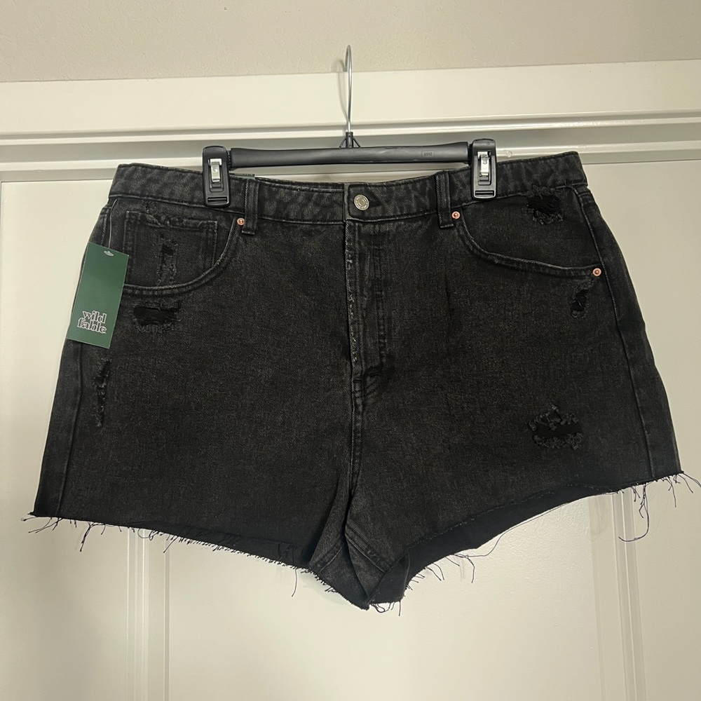 Wild Fable Cutoff Black Jean Shorts